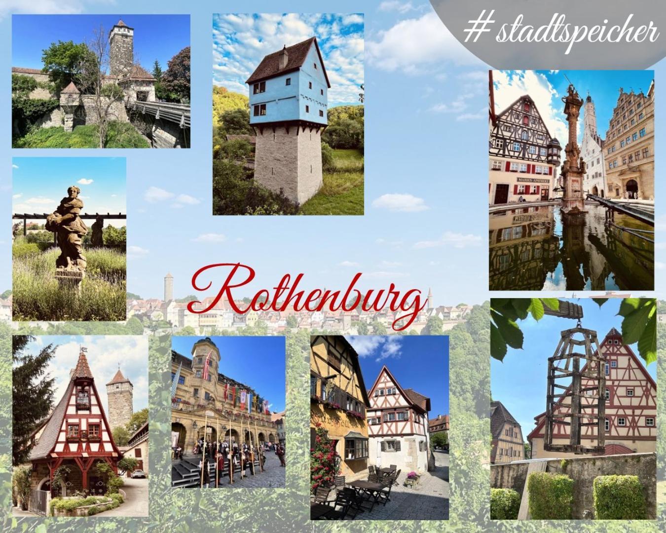 #Stadtspeicher - Gruener Stern Das Apartment Mitten In Der Altstadt Rothenburg ob der Tauber Esterno foto